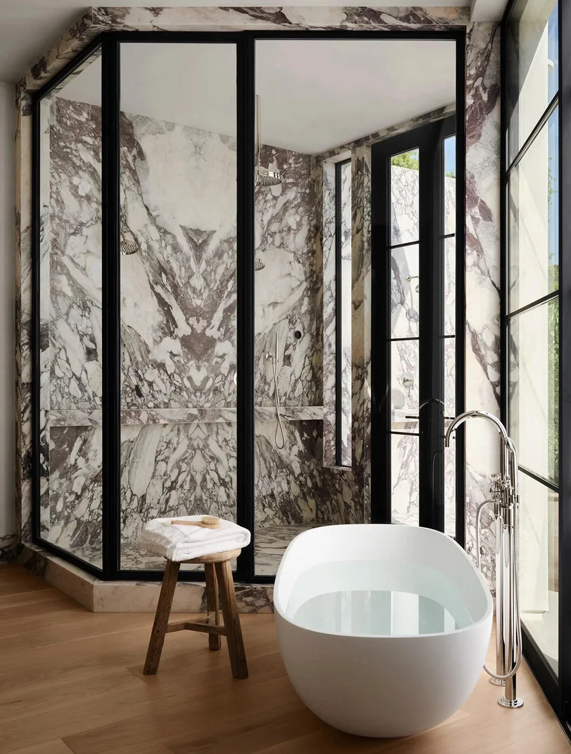 Calacatta Noir — A Modern Marble Bathroom — image 4