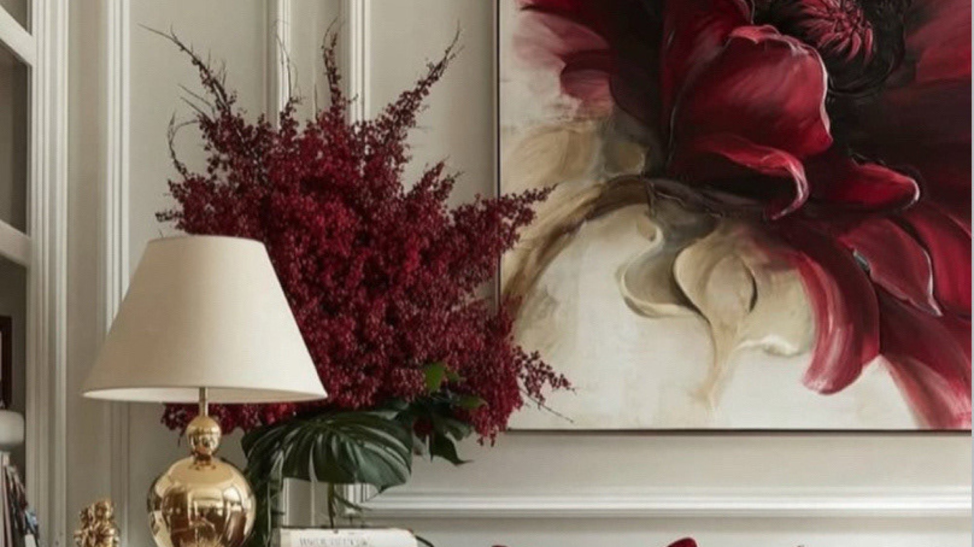 Floral Artwork - Timeless elegant study